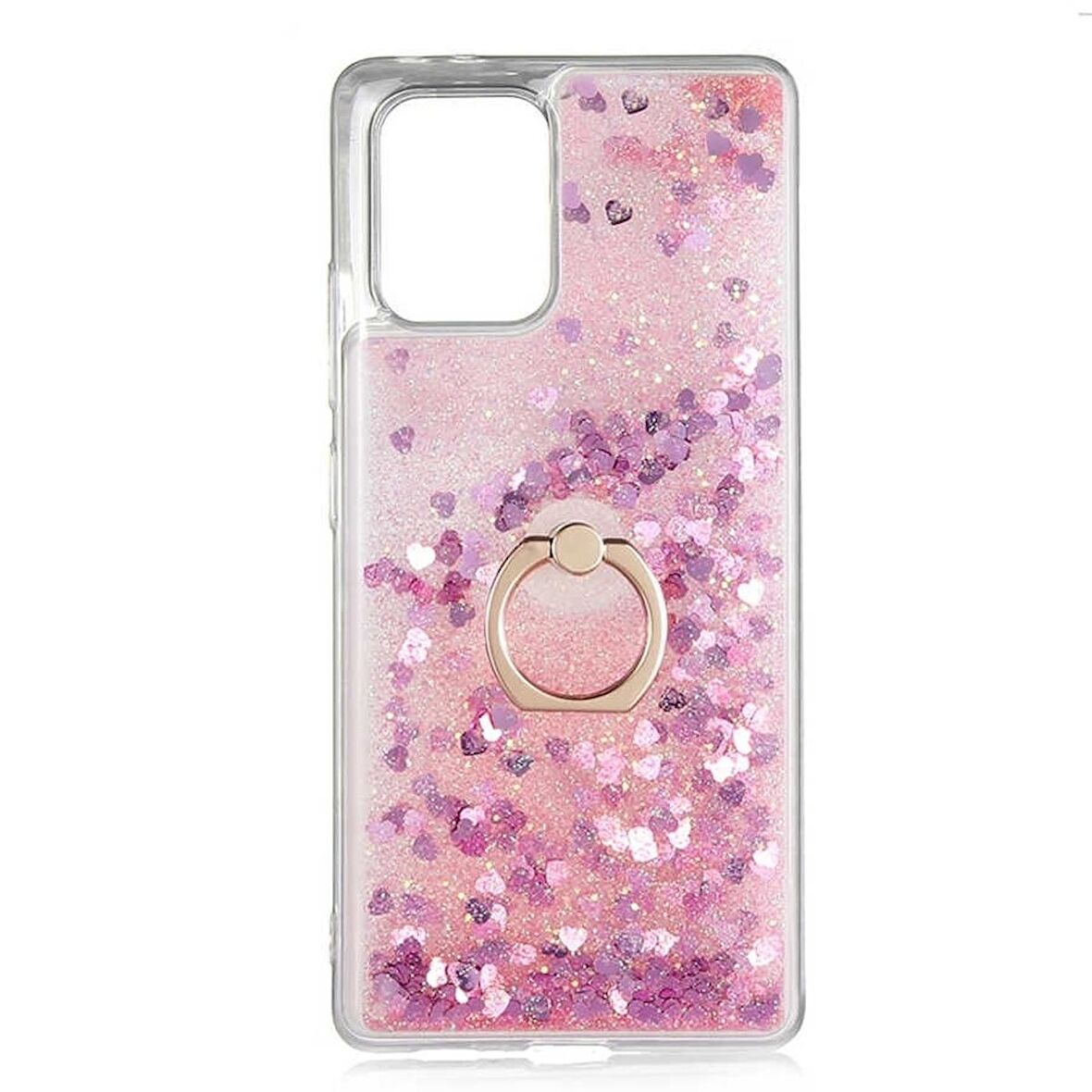 Smcase Samsung Galaxy A51 Kılıf Milce Yüzüklü Sulu Silikon