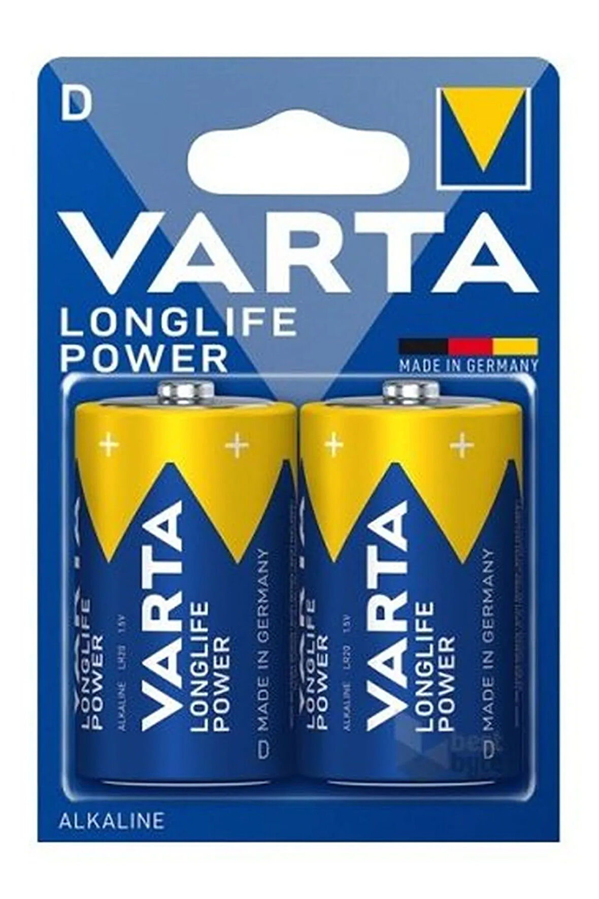 Longlife Power D Büyük Pil 2'li 1.5V Alkalin