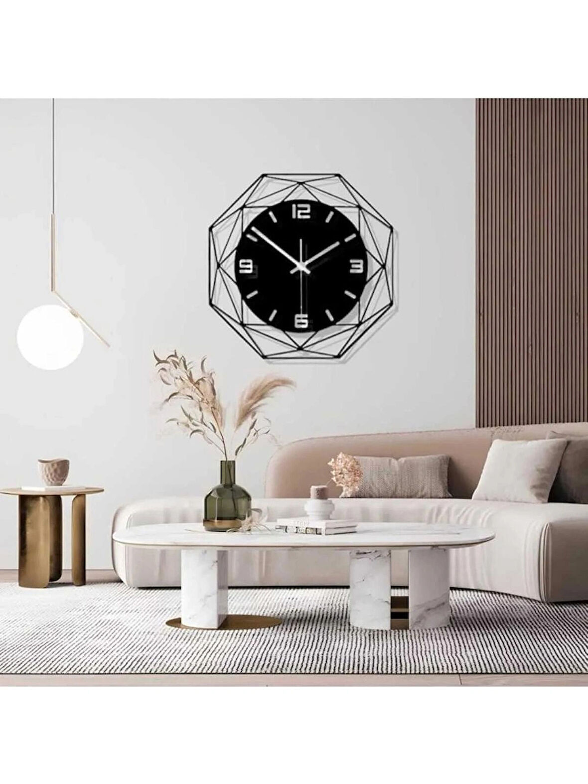 GEOMETRIK DEKORATİF DEKOR SAAT