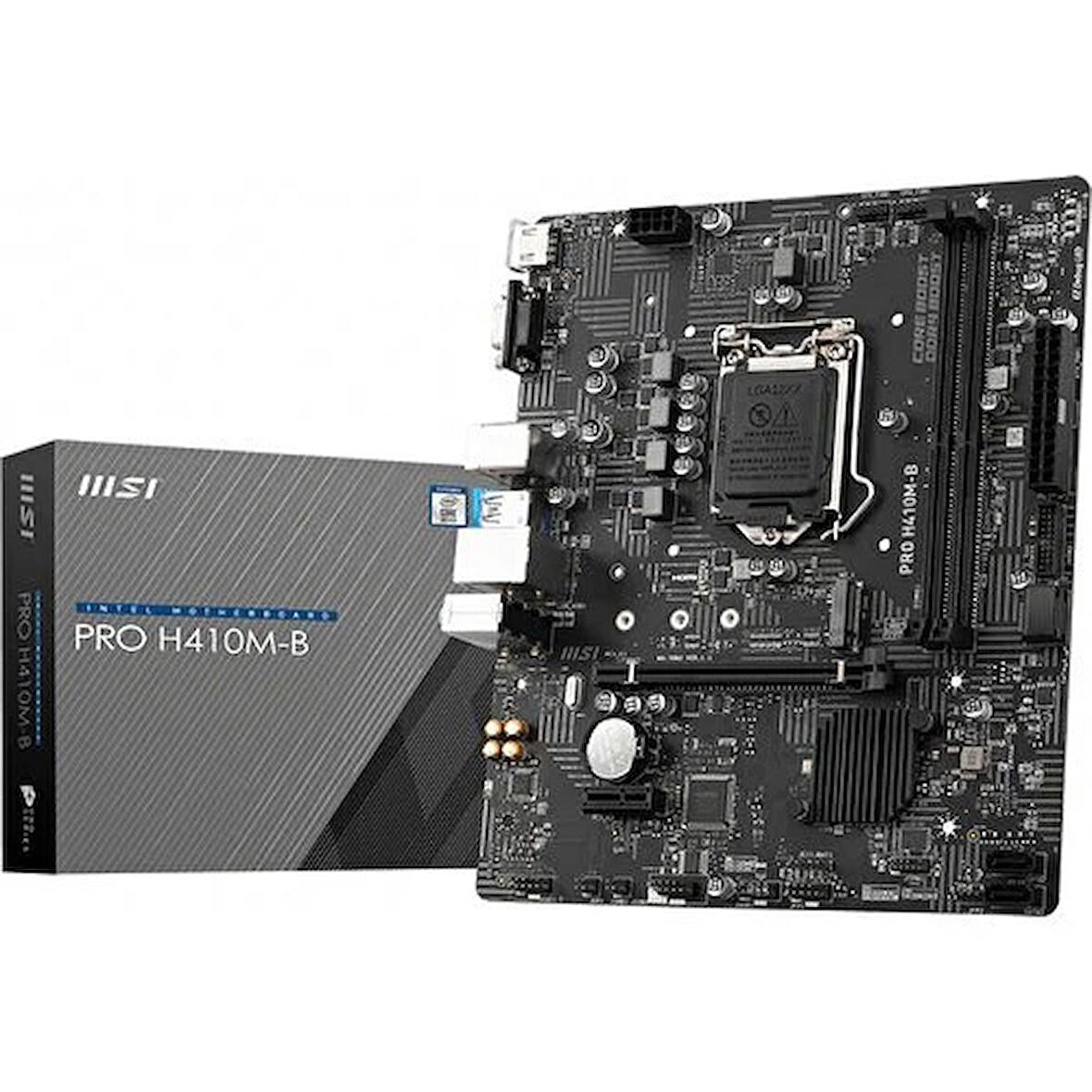 MSI Pro H410M-B Intel H410 LGA 1200 DDR4 2933 MHz Masaüstü Anakart