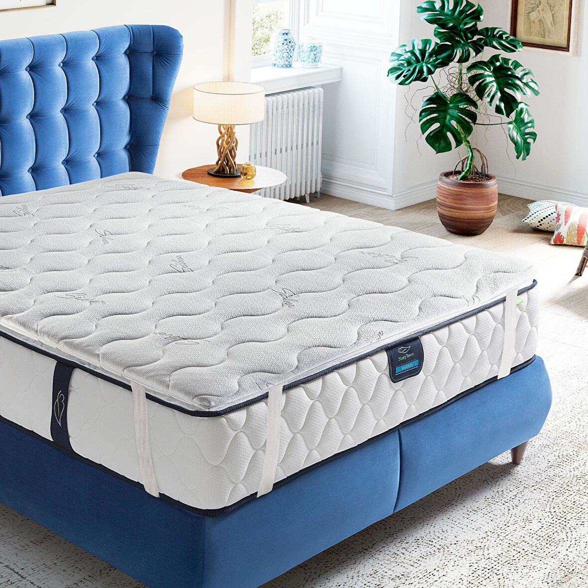 Homedius Silver Gümüş İplikli Kapitoneli Alez