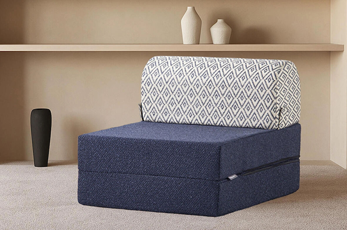 Sleeptown Magic Lüks İki Renkli Katlanır Yataklı Tek Kişilik Koltuk