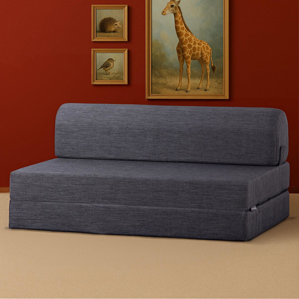 Homedius Yataklı Koltuk Magic Keten Görünümlü Çift Kişilik