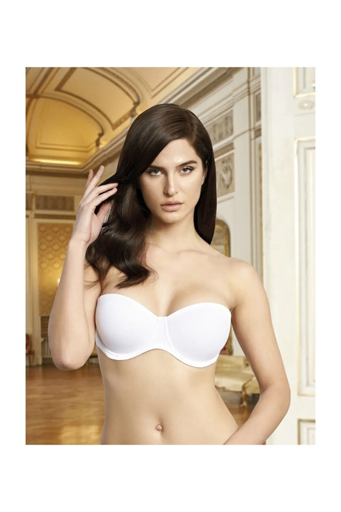 Sırtı Şeffaf Destekli Sütyen