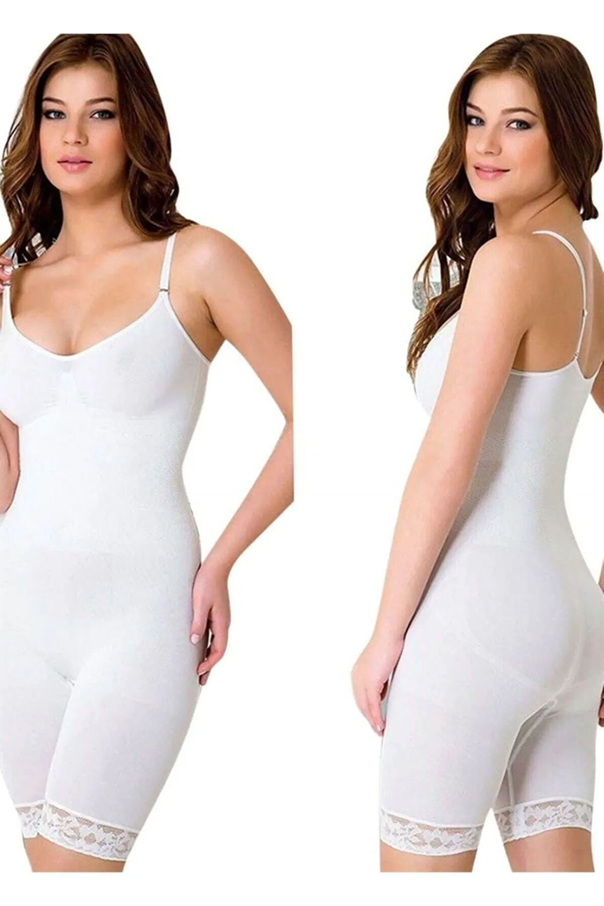 Dikişsiz Paçası Dantelli Boxer Boy Lohusa Korse