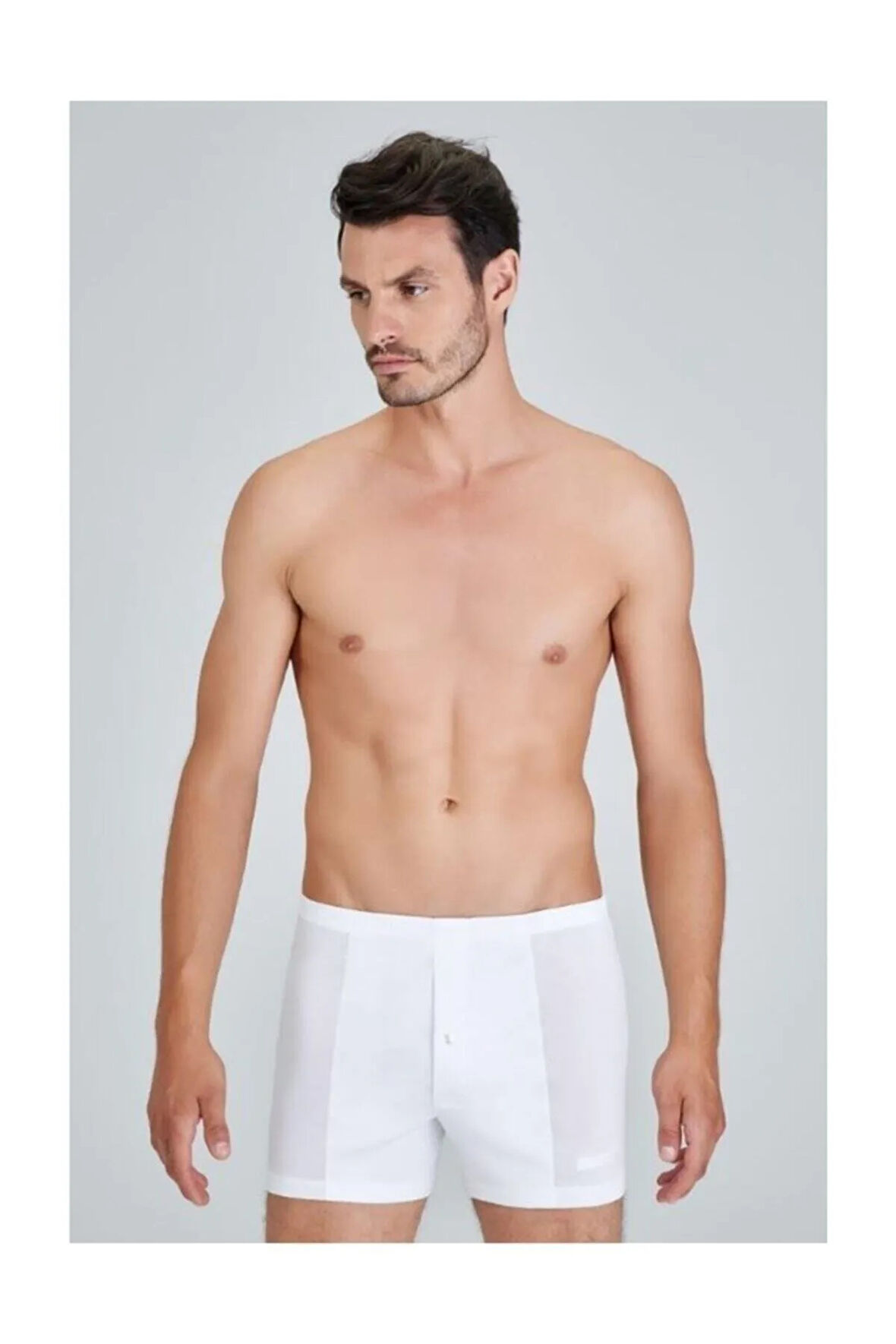Erkek Beyaz Boxer