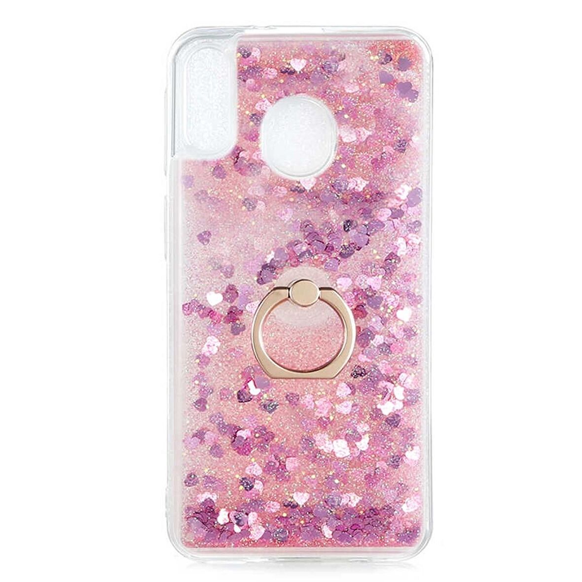 Smcase Samsung Galaxy M20 Kılıf Milce Yüzüklü Sulu Silikon