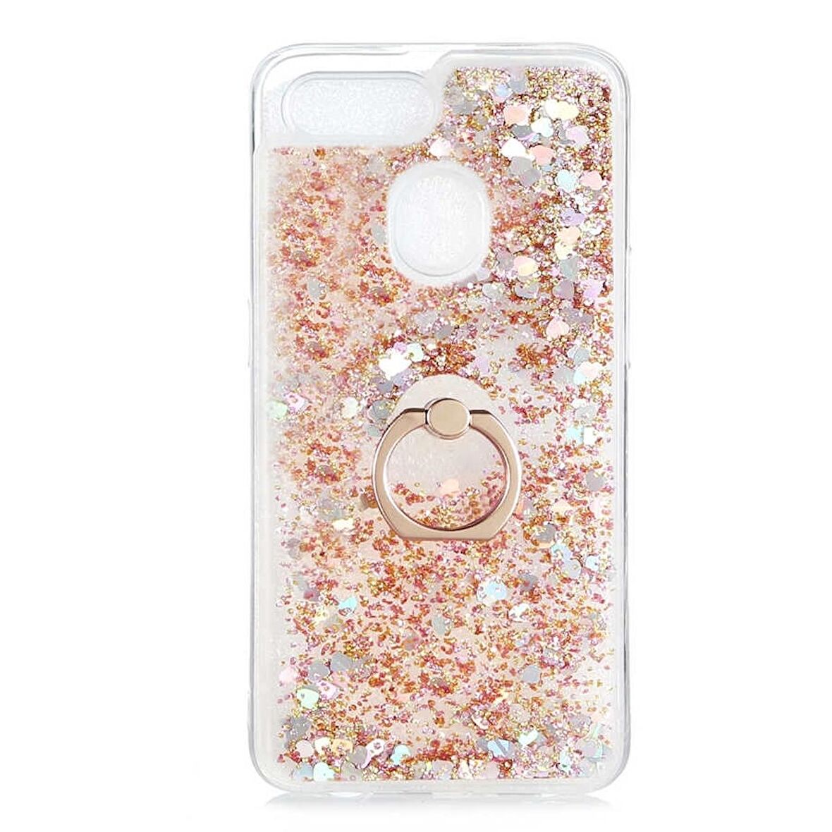 Smcase Oppo AX7 Kılıf Milce Yüzüklü Sulu Silikon