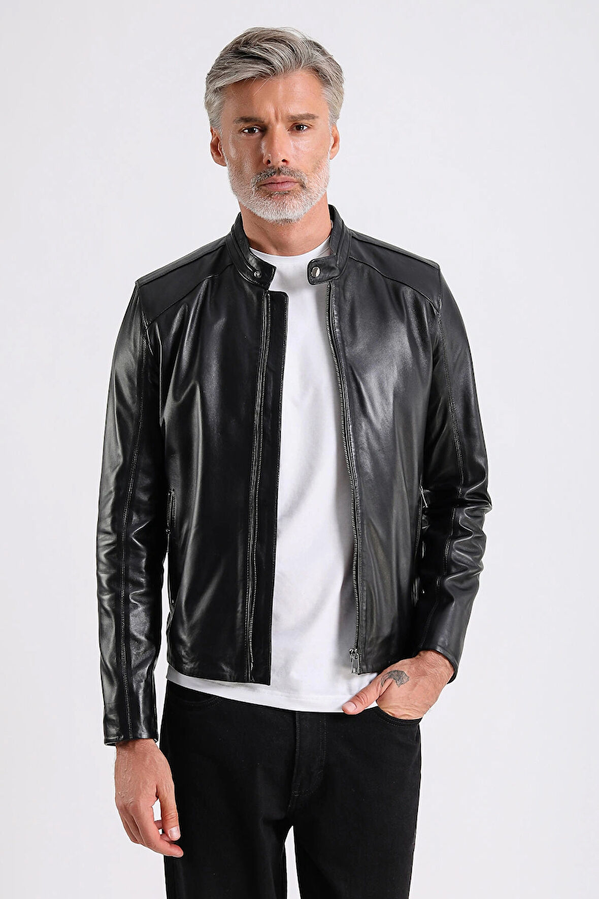 Alberty Erkek Deri Ceket