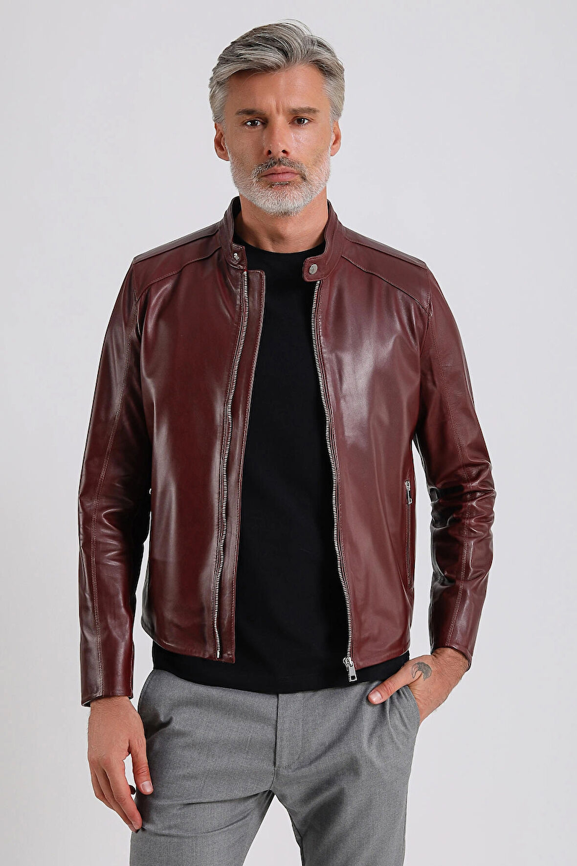 Alberty Erkek Deri Ceket