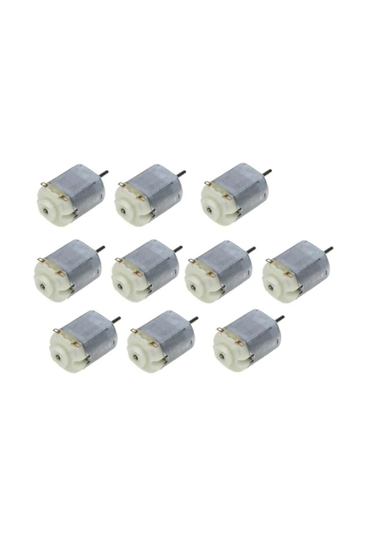 10 Adet Dc Motor, Deney Motoru, 3v, 6v Motor Yüksek Devir Dinamo Motor D.m