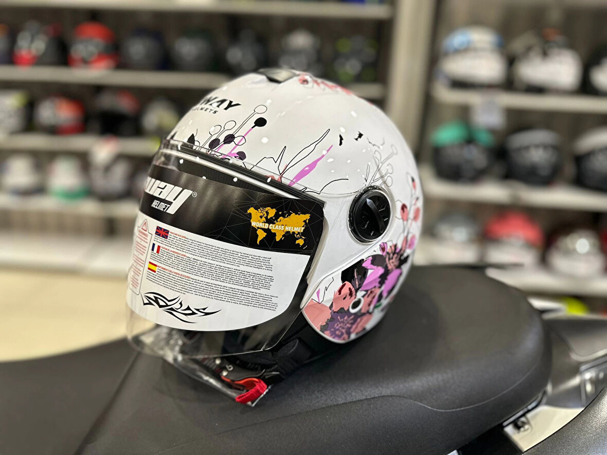 SWAY Sw-715 İris Çenesiz Whıte /Pink