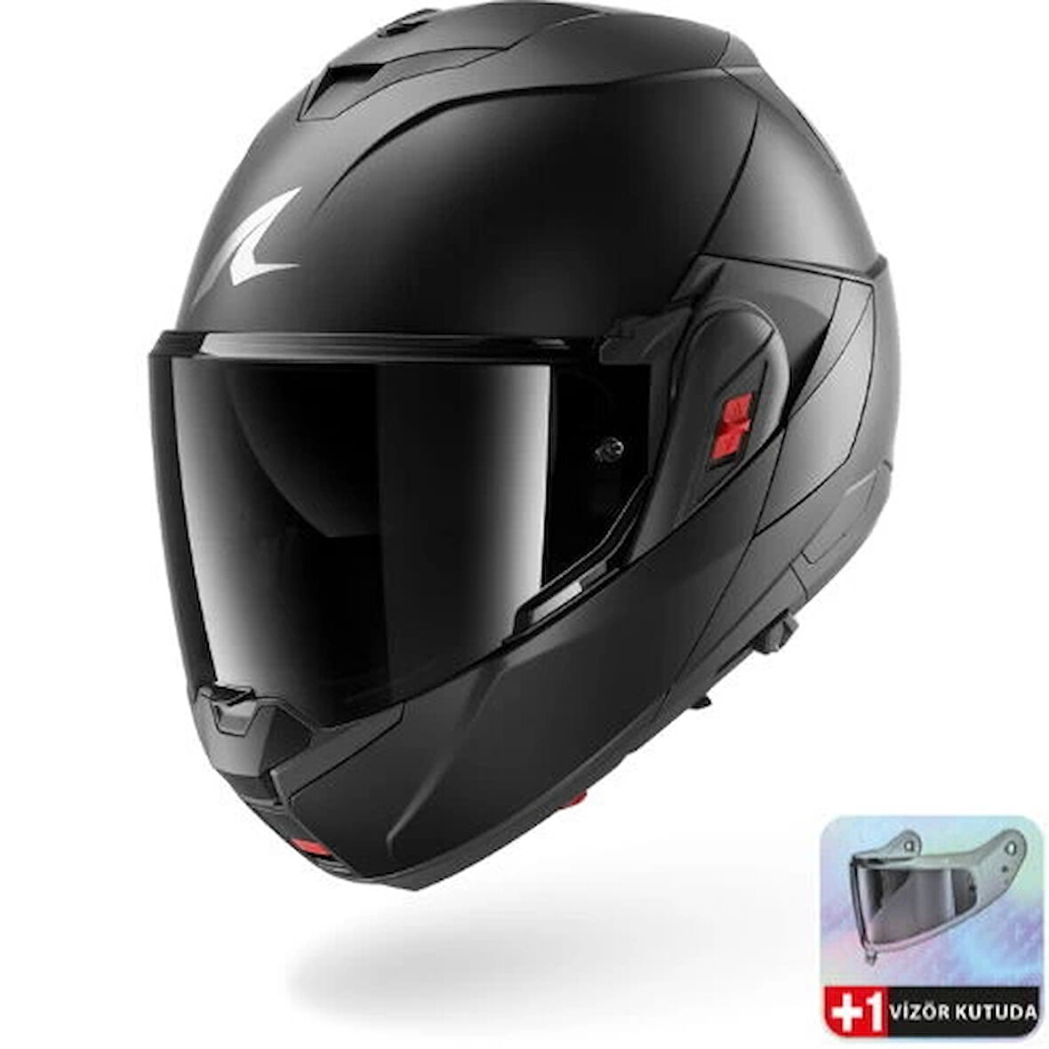Kask Shark Oxo Dark Shadow mat Çene Açılır Kask
