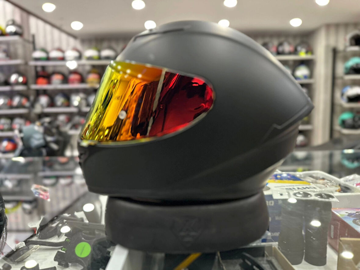 KASK SHİRO SH-870 FİGHTER MAT BLACK