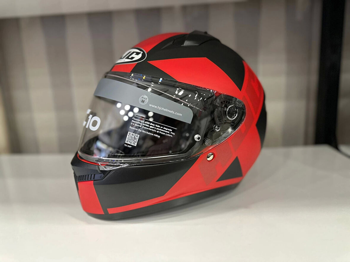 KASK HJC C10 KASK TEZ MC1SF KIRMIZI/SİYAH