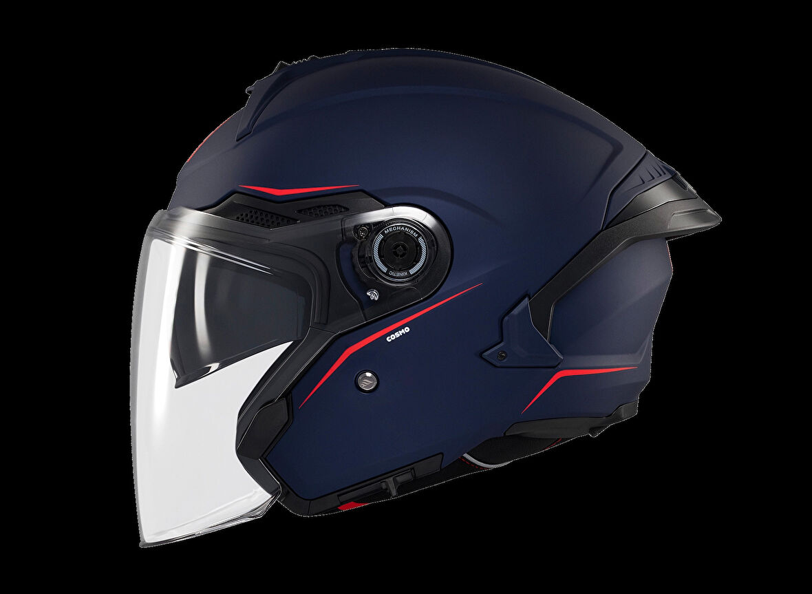 KASK MT COSMO SV ÇENESİZ GÖZLÜKLÜ MAT MAVİ