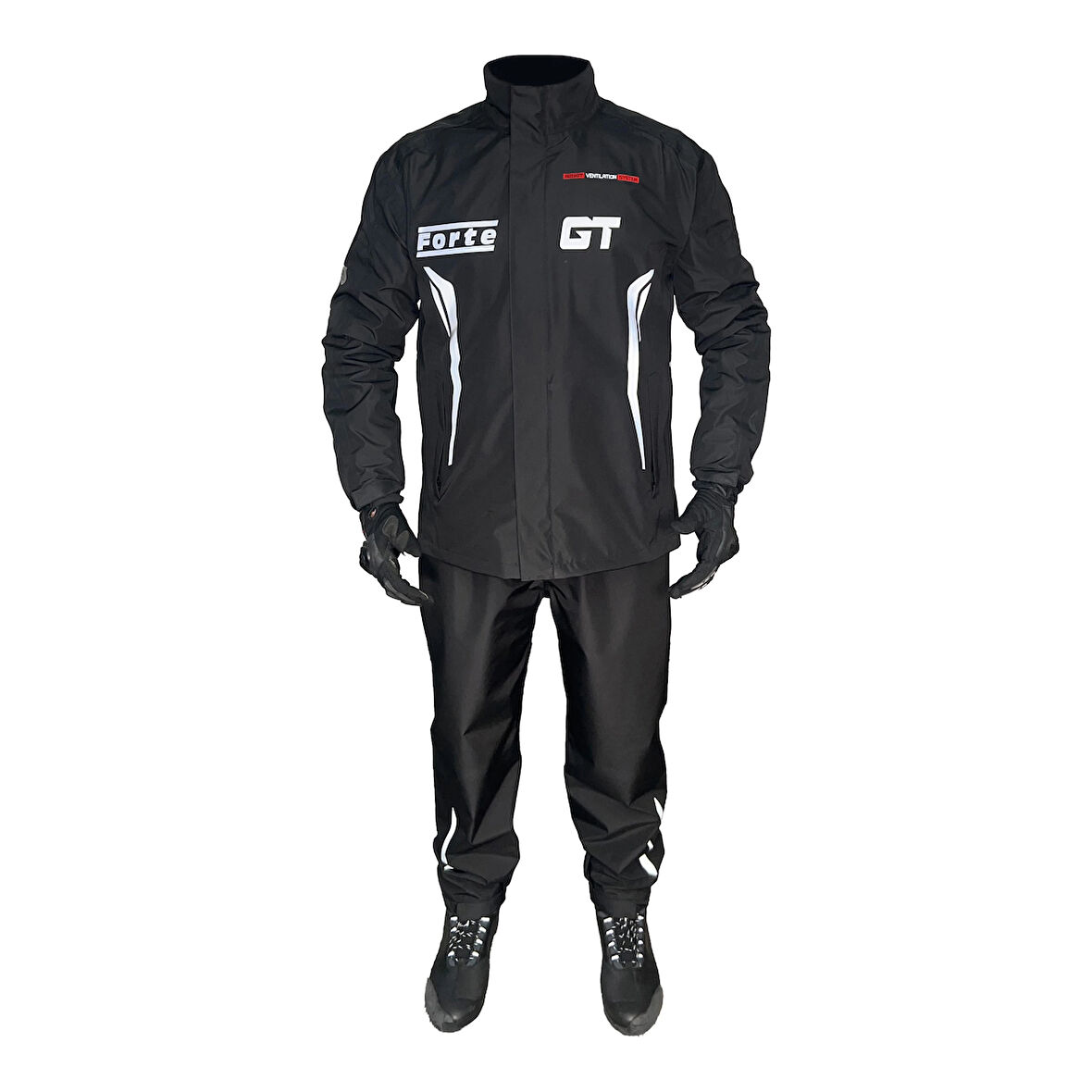 FORTE GT 2001140 Siyah Yağmurluk Takım