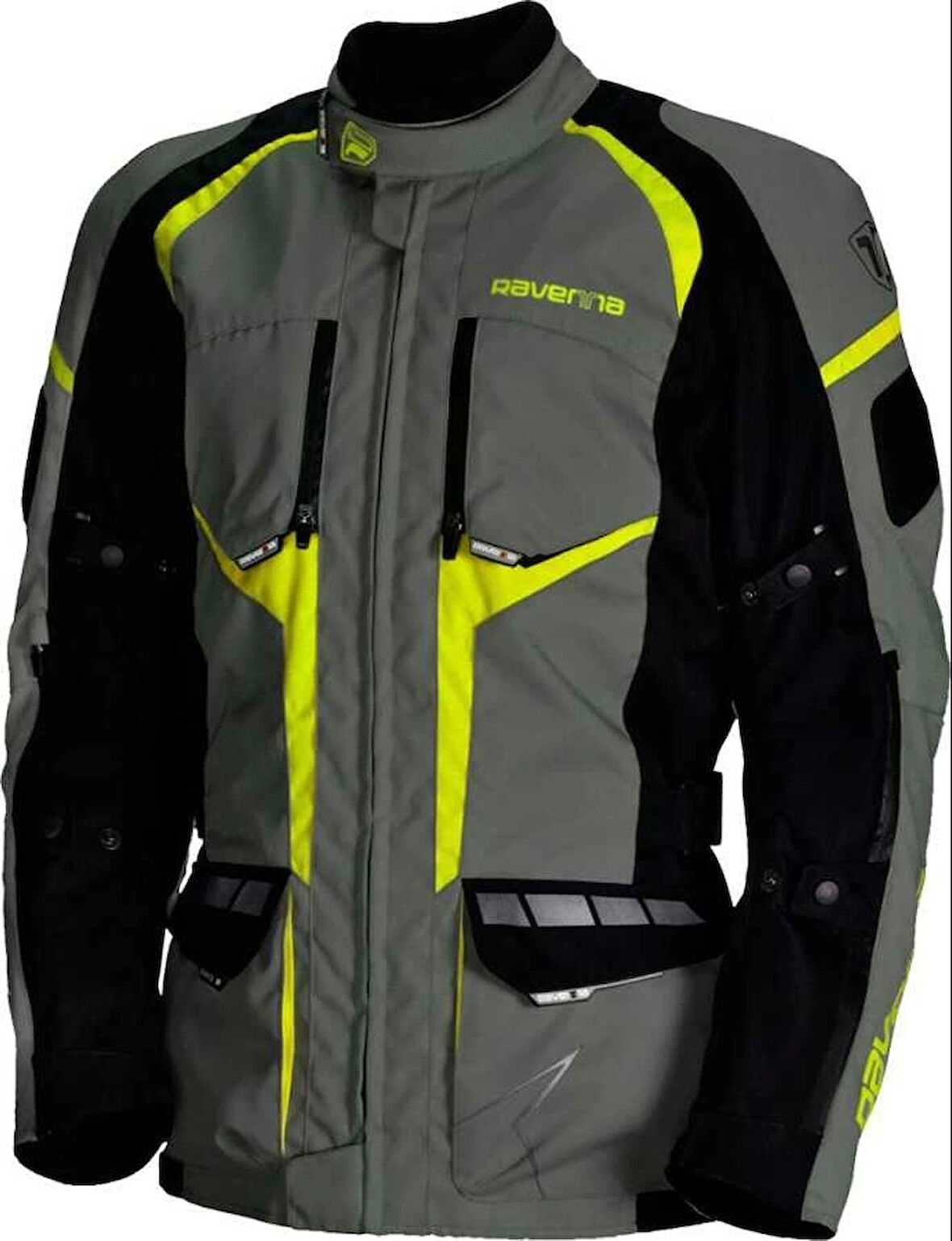 CEKET RAVENNA CE 3 LAYERS ADVENTURE WP GRİ/SARI RA1771