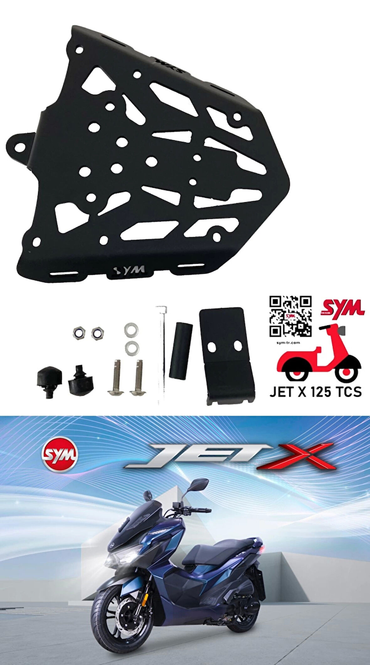 SYM JET-X 125 ÇANTA BAĞLAMA DEMİRİ