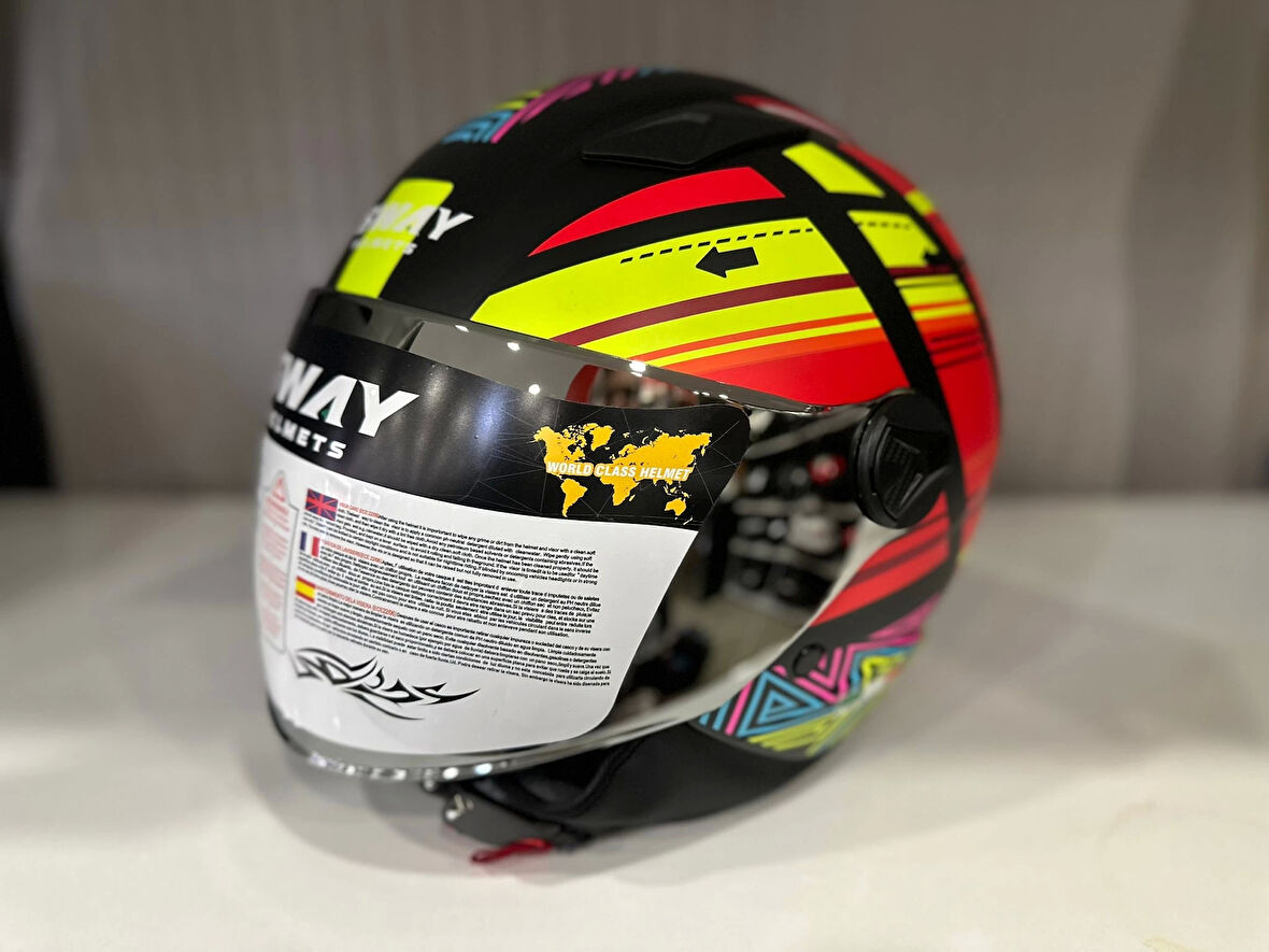 KASK SWAY SW 765 COLOUR FULL ÇENESİZ