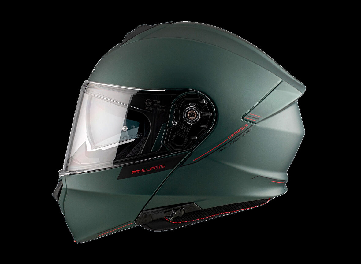 KASK MT GENESİS SV A2 ÇENE AÇILIR MAT YEŞİL