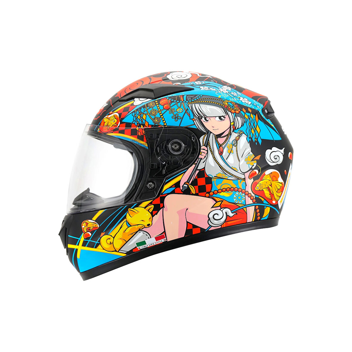 KASK SWAY SW 815K SPIRIT Red Blue Full Face