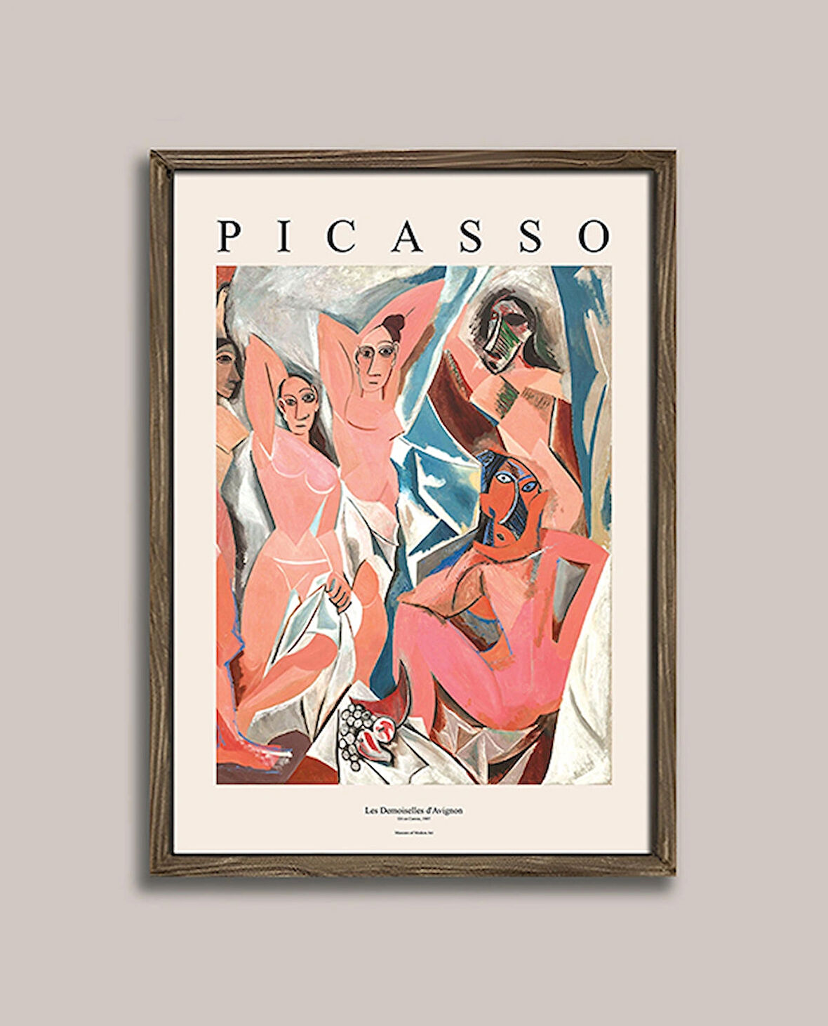 Picasso - Avignonlu Kızlar Çerçeveli Tablo
