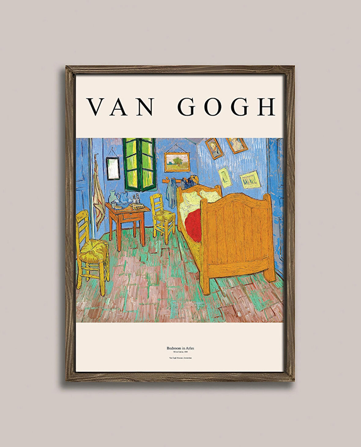 Van Gogh - Arles'teki Yatak Odası Çerçeveli Tablo