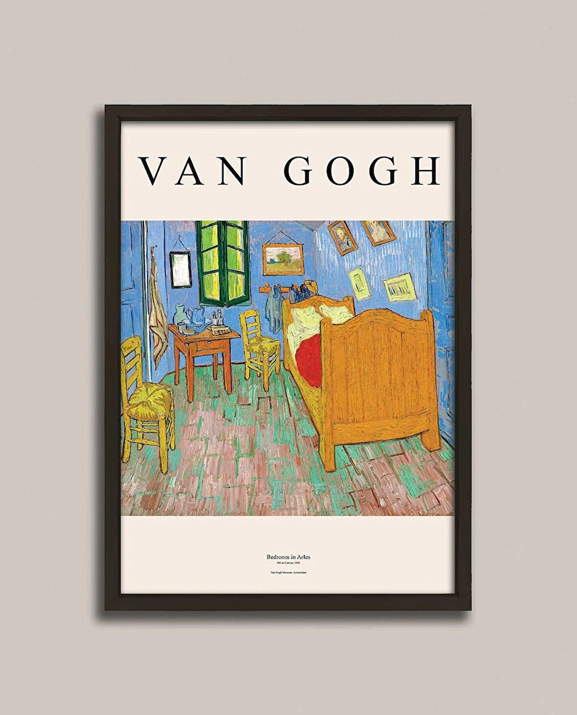 Van Gogh - Arles'teki Yatak Odası Çerçeveli Tablo