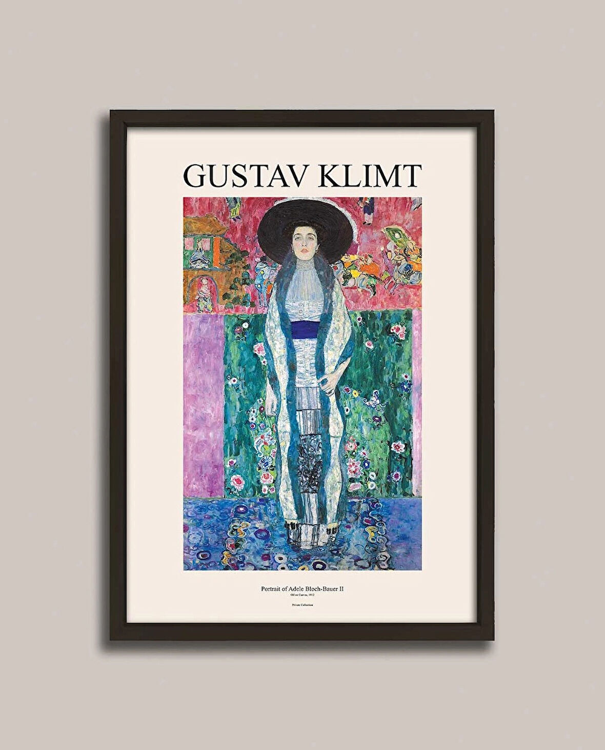 Gustav Klimt - Adele Bloch-Bauer’in Portresi Çerçeveli Tablo