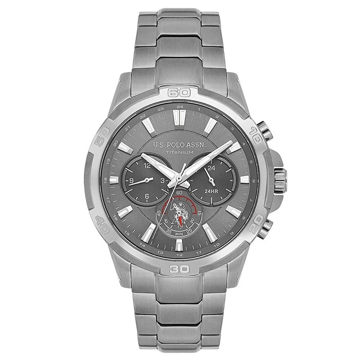 U.S. Polo Assn. USPA1119-01 Titanyum Erkek Kol Saati