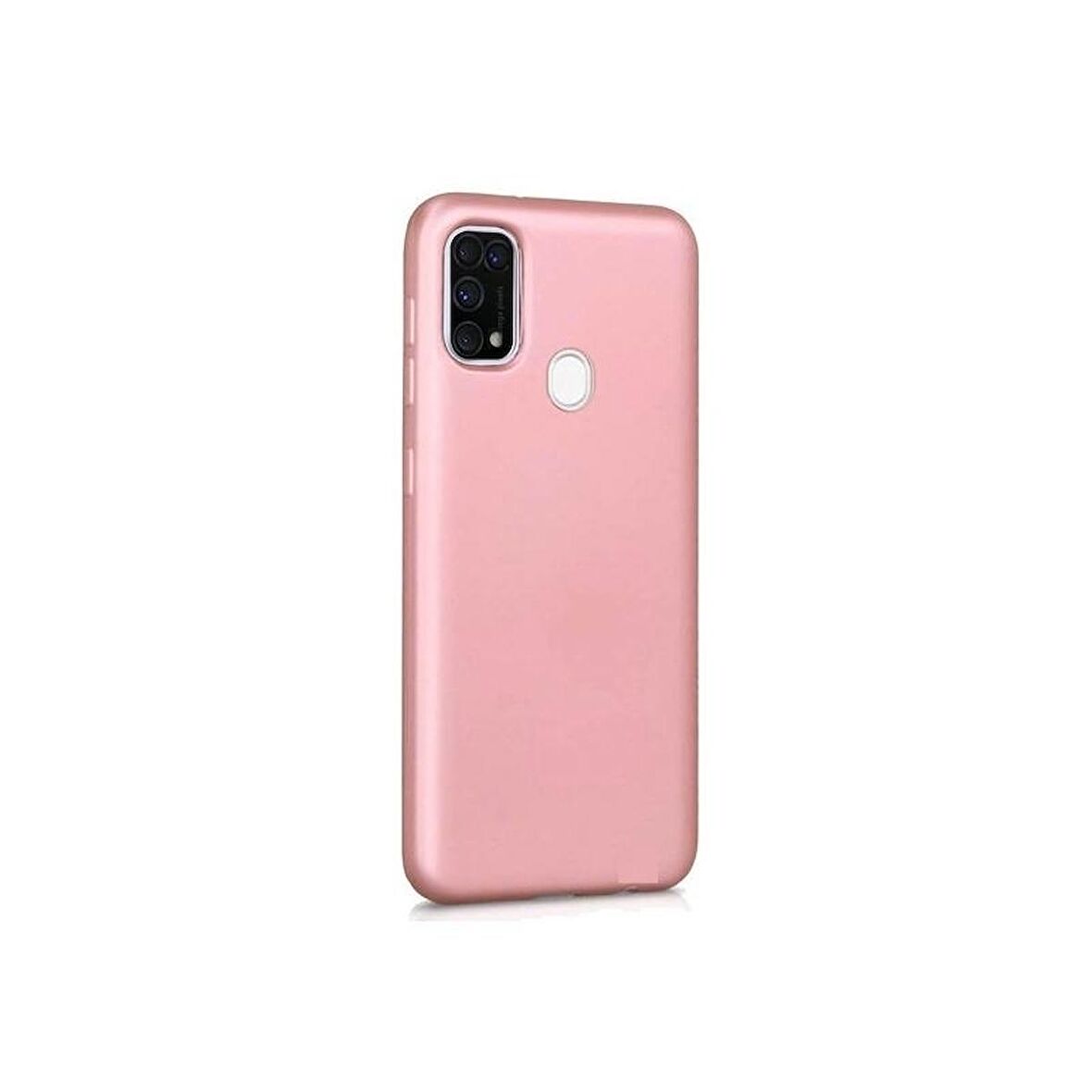 Smcase Samsung Galaxy M21 Kılıf Lüks Mat Silikon  Nano Ekran Koruyucu