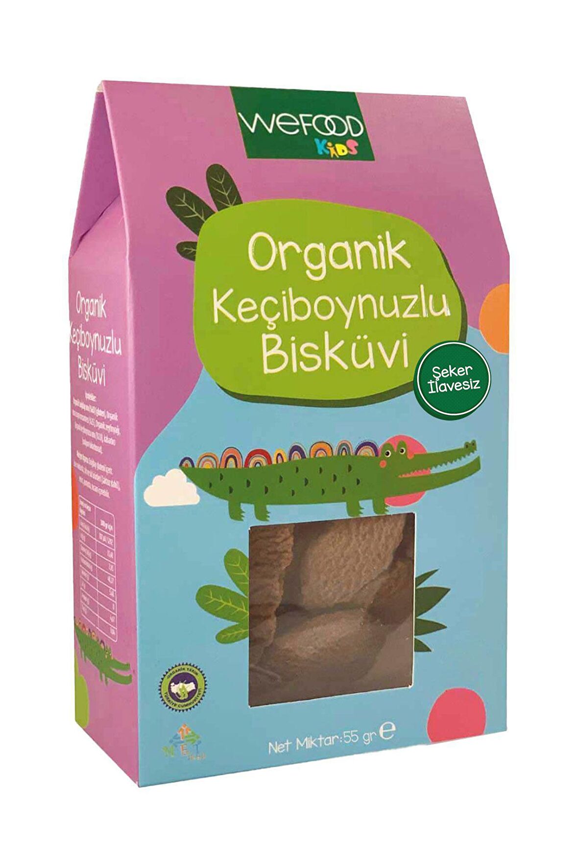 Wefood Kids Organik Keçiboynuzlu Bisküvi 55 gr