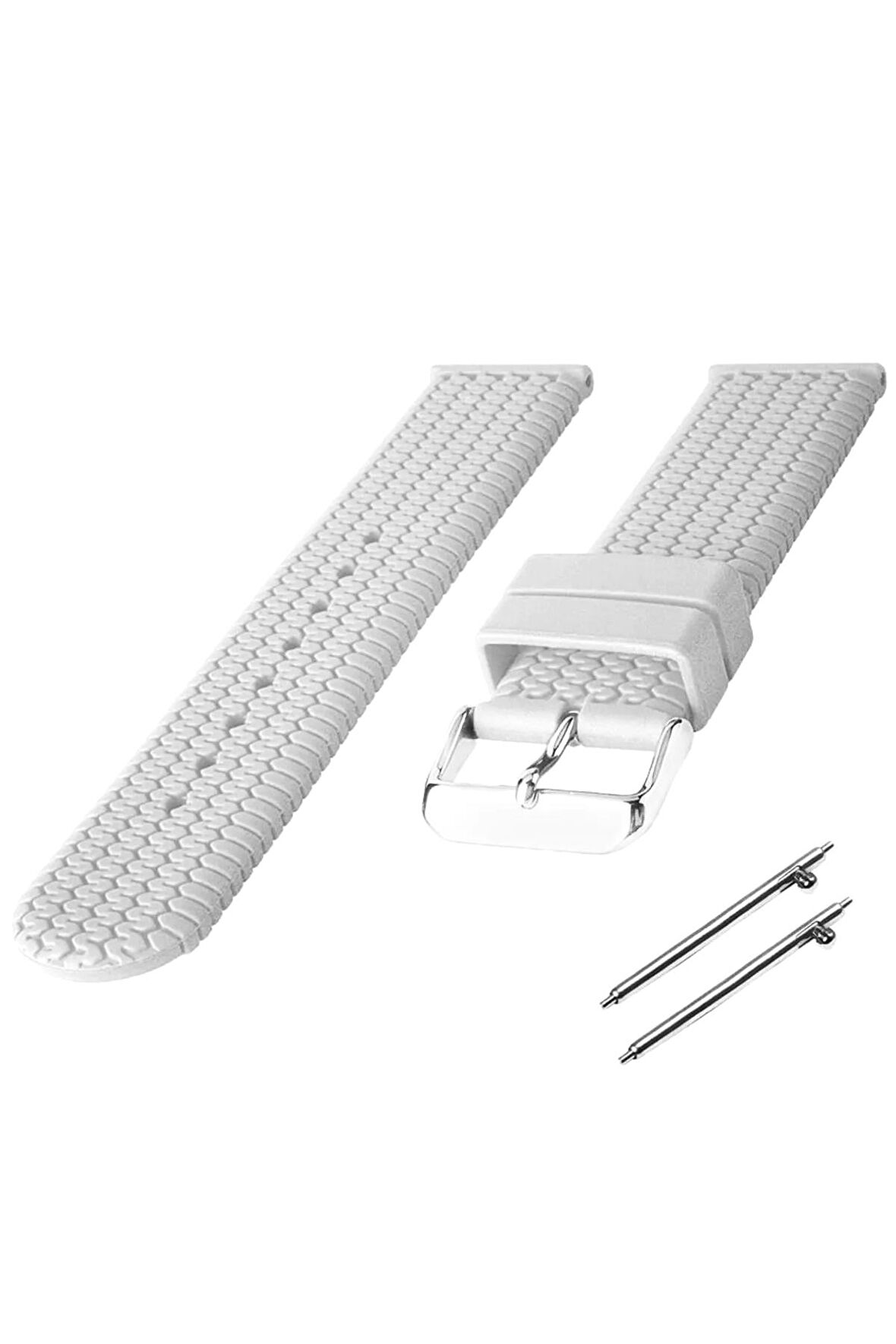 24  mm  silikon  Baskılı Desenli Saat Kordonu Kayışı