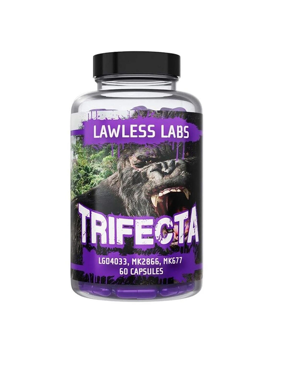 LAWLESS TRIFECTA 3 SARMS BLEND 60 KAPSÜL - LİGANDROL - MK2866 - MK677 / 12.5 MG