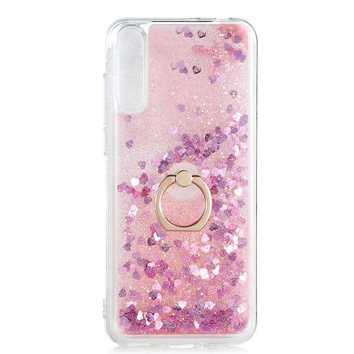 Smcase Huawei P Smart S Kılıf Milce Yüzüklü Sulu Silikon