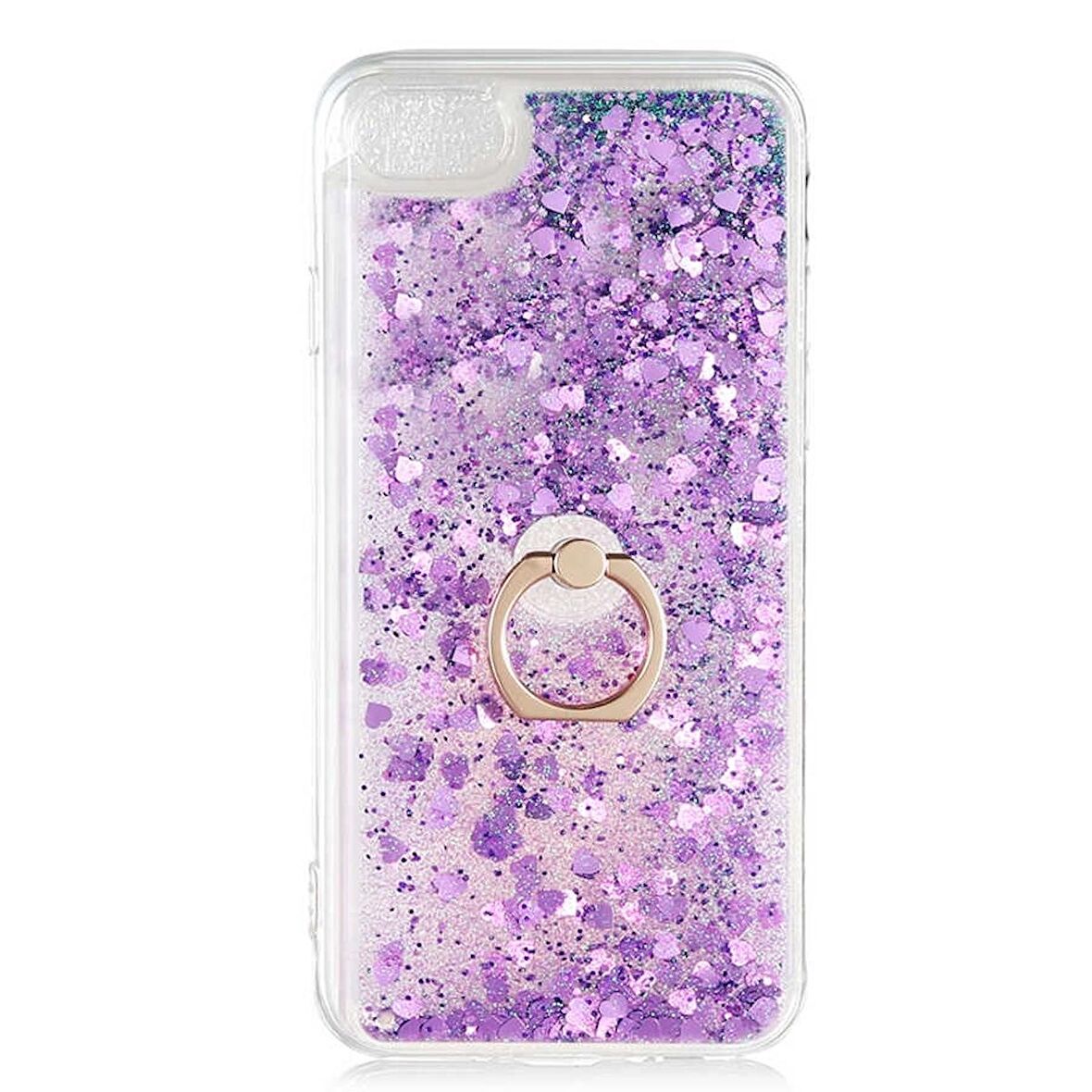 Smcase iPhone 8 Kılıf Milce Yüzüklü Sulu Silikon