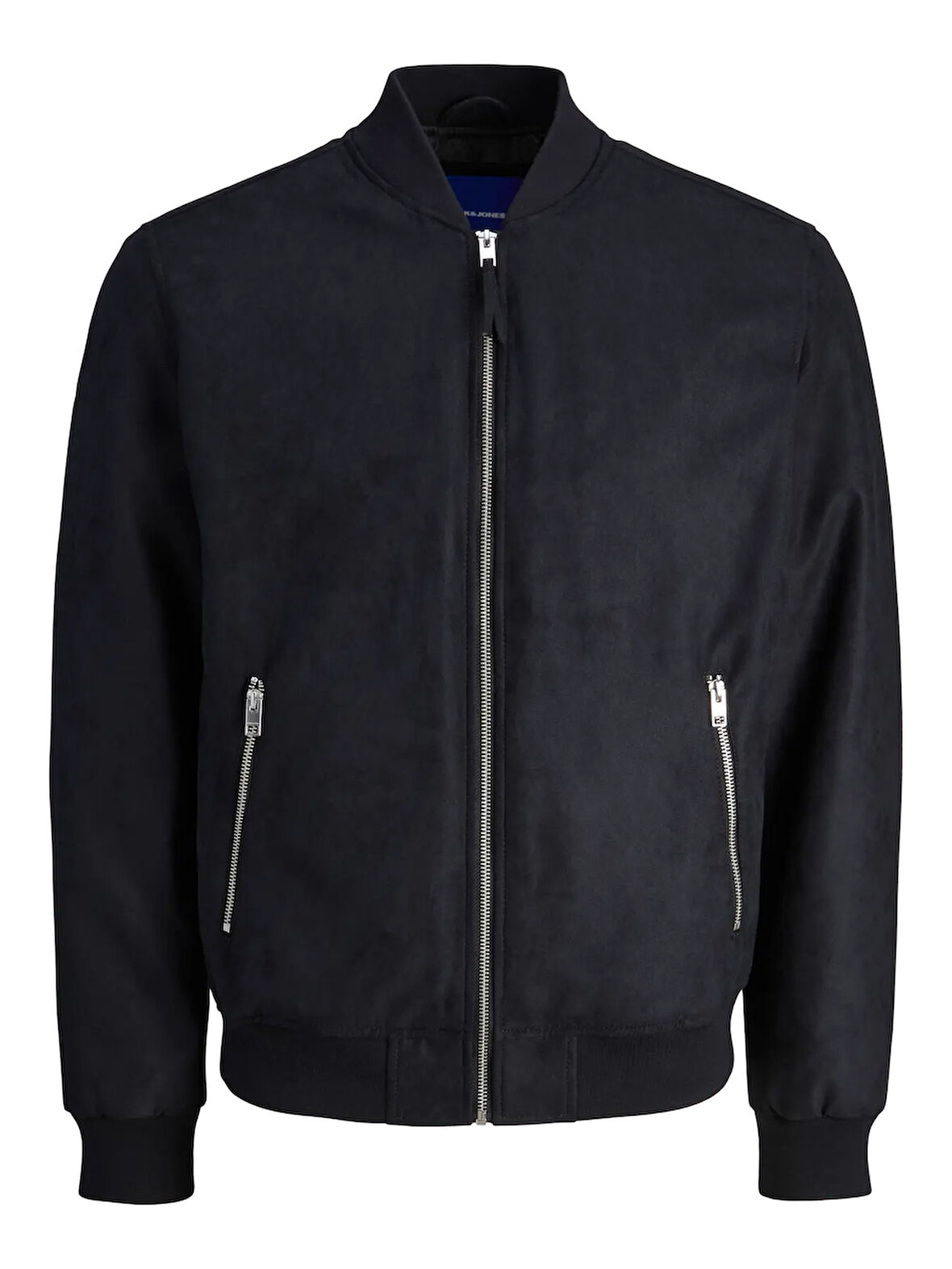 Jack & Jones Billyburg Erkek Siyah Süet Bomber Ceket 12282919