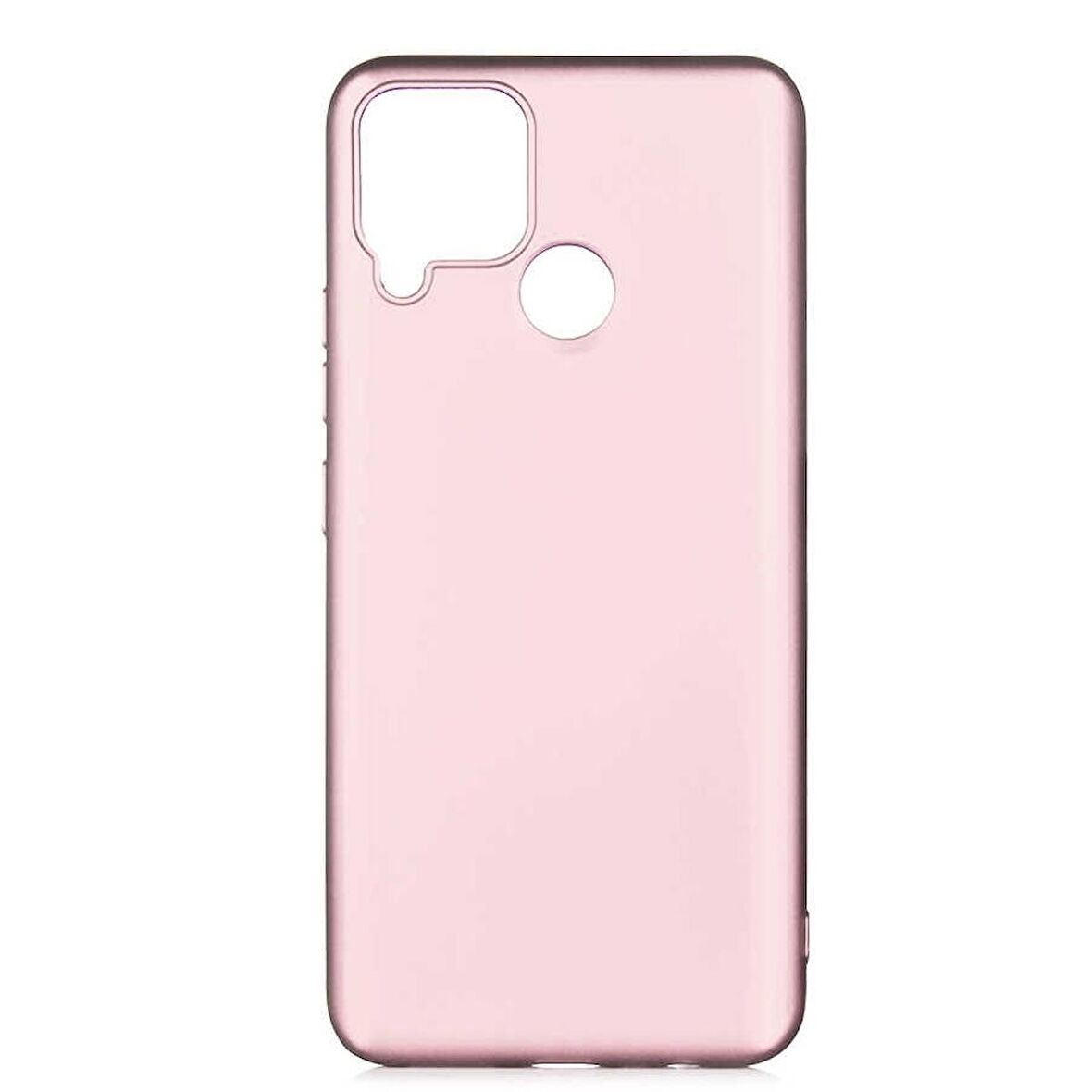 Smcase Realme C15 Kılıf Lüks Mat Silikon 