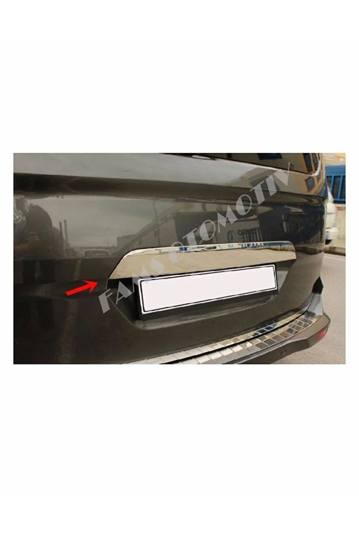 Ford Tourneo Courier Uyumlu Krom Bagaj Çıtası 2014-2023 P. Çelik