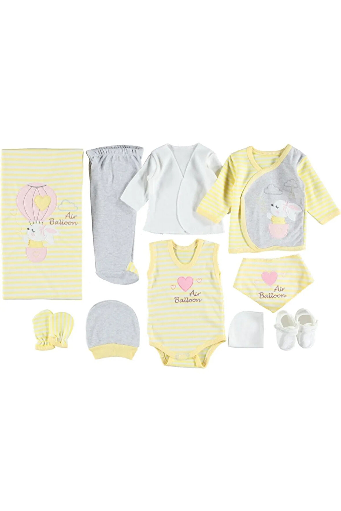 AİR BALON NAKIŞLI 10'LU ZIBIN SETİ HASTANE ÇIKIŞI