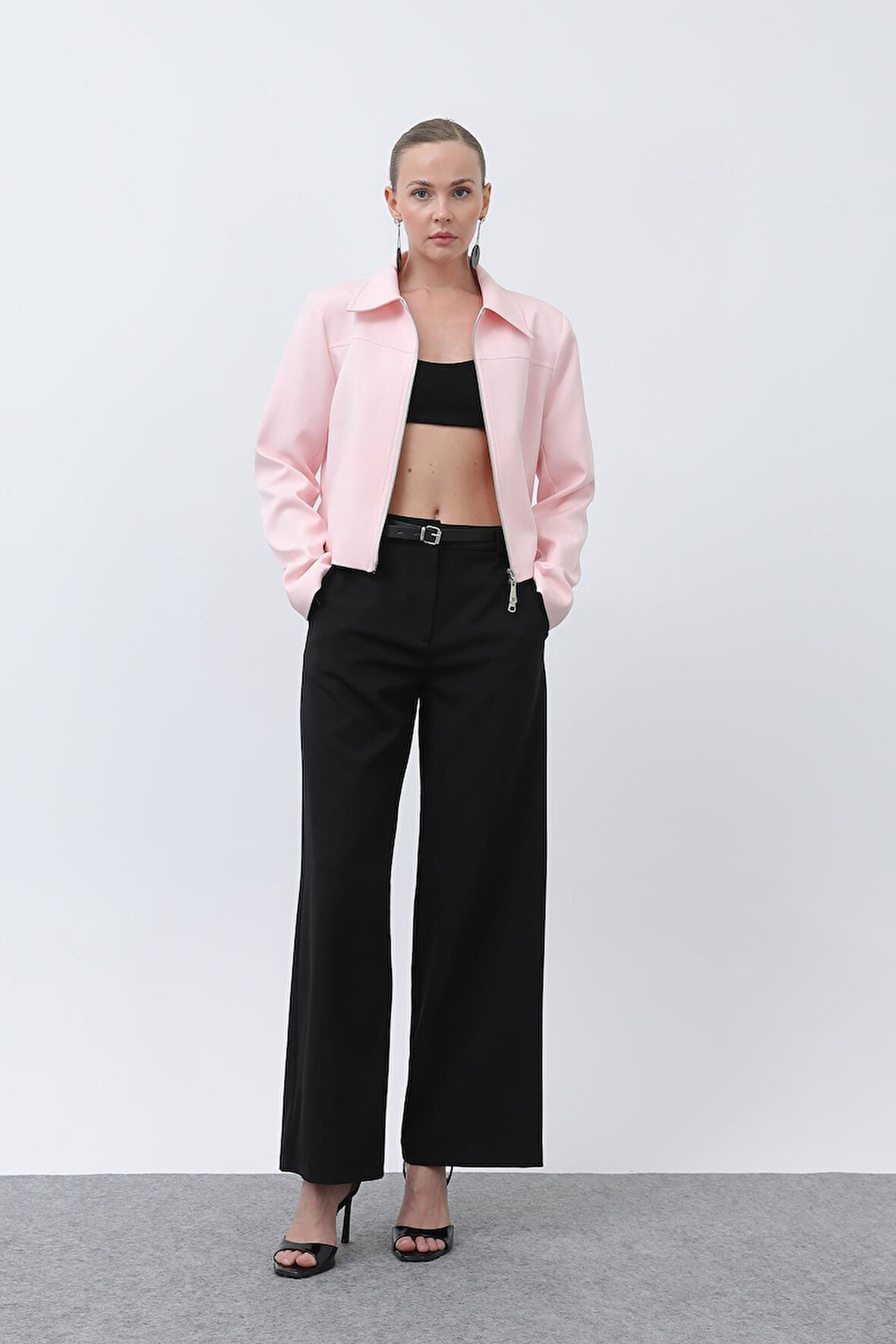 Soul Kadın Basic Kemerli Pantolon 32152PNT
