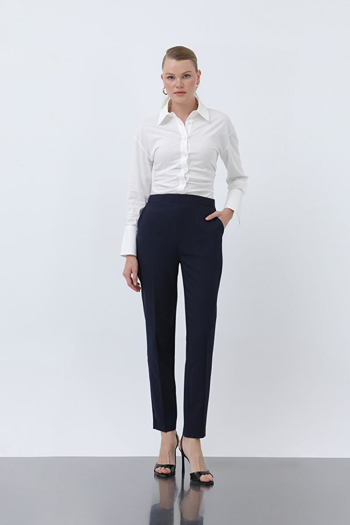 Kadın Havuç Kesim Pantolon - 18242PNT