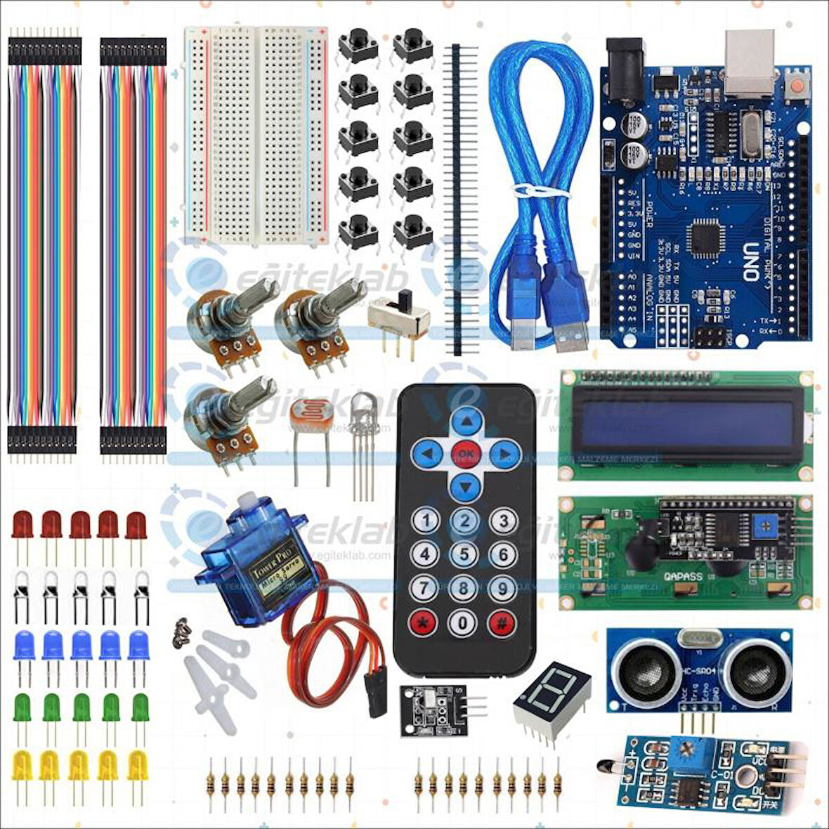 MESLEK LİSESİ ROBOTİK KODLAMA DERSİ ARDUİNO UYGULAMA EĞİTİM SETİ