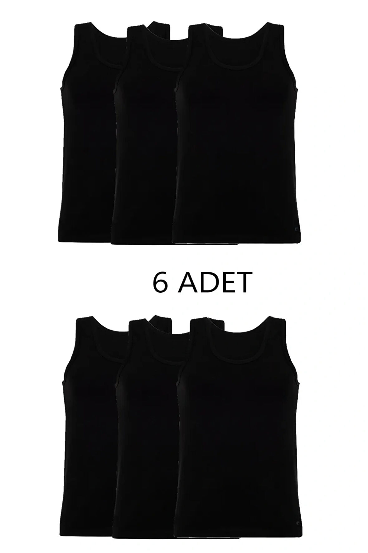 6'LI KARIŞIK RENK ERKEK ATLET TAKIM