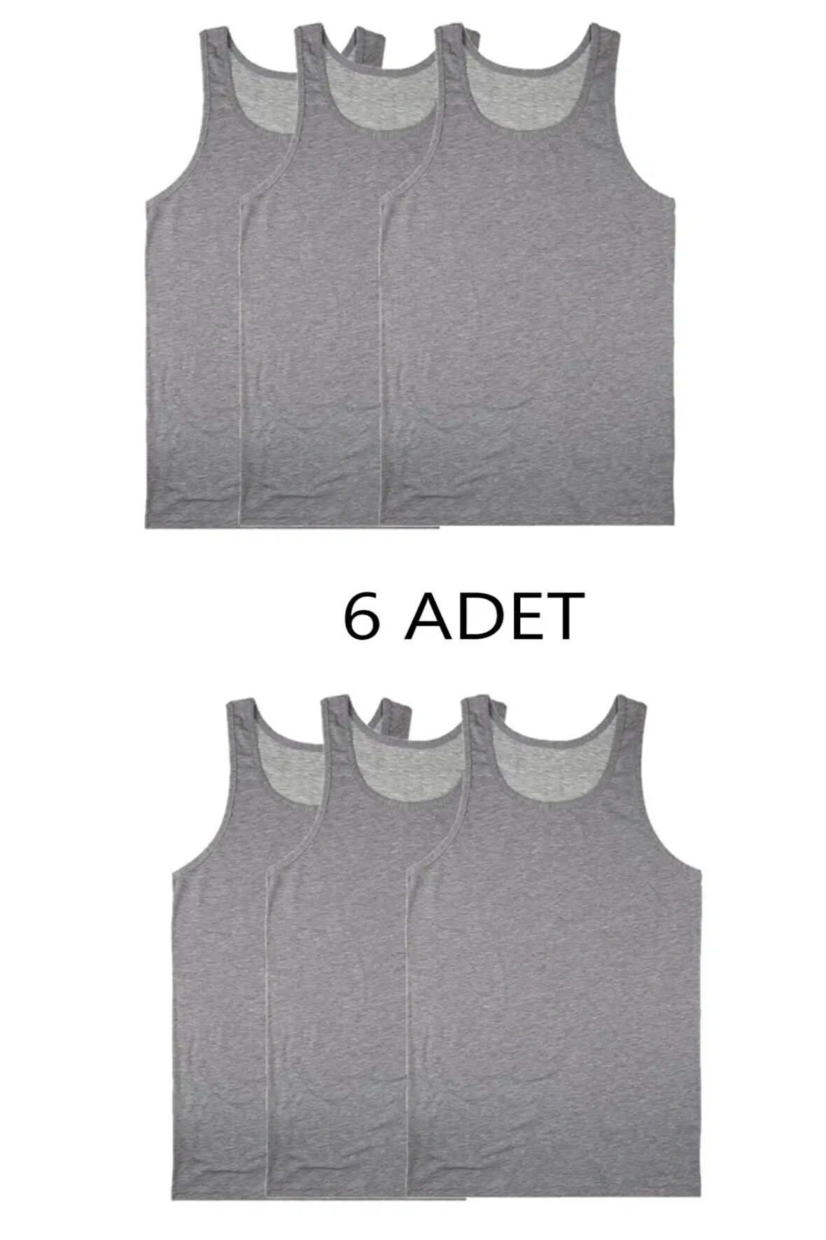 6'LI KARIŞIK RENK ERKEK ATLET TAKIM