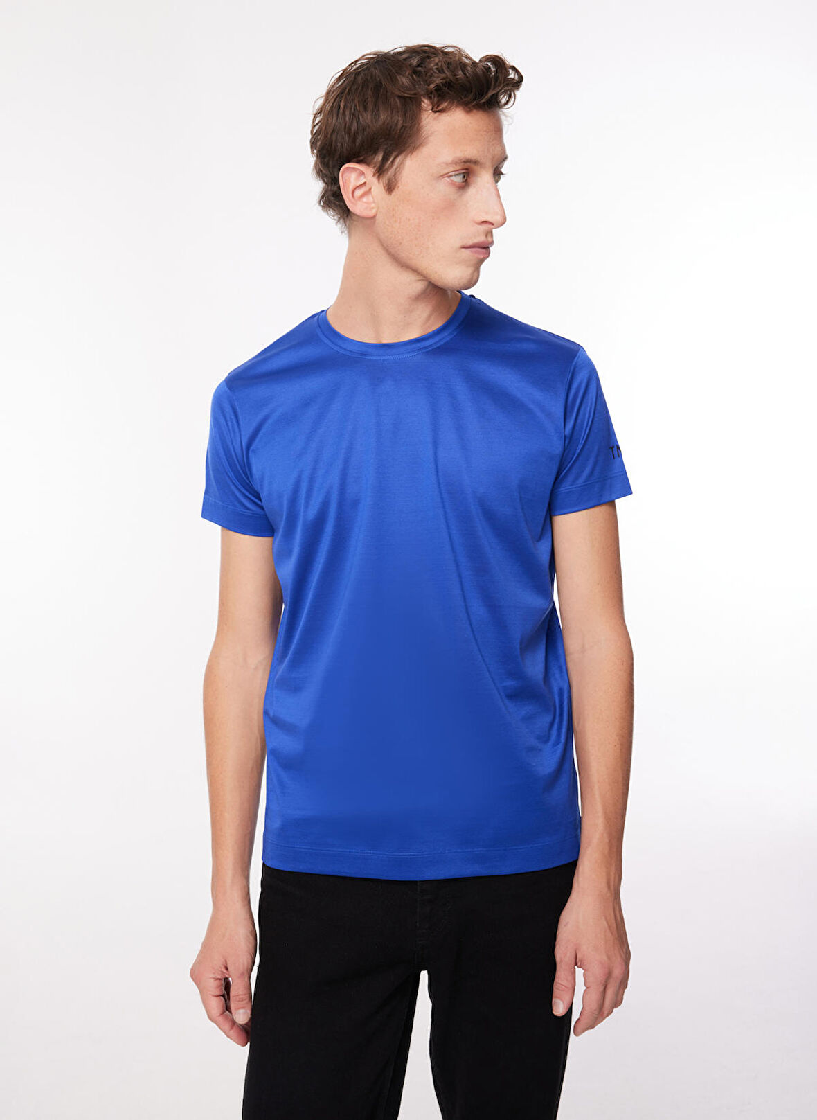 Tombolini Slim Fit Gömlek Yaka Lacivert Erkek Gömlek WJ91_EYDZ