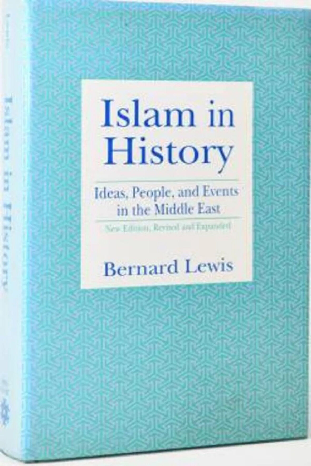 Islam in History: Ideas, People, and Events in the Middle East- Bernard Lewis
