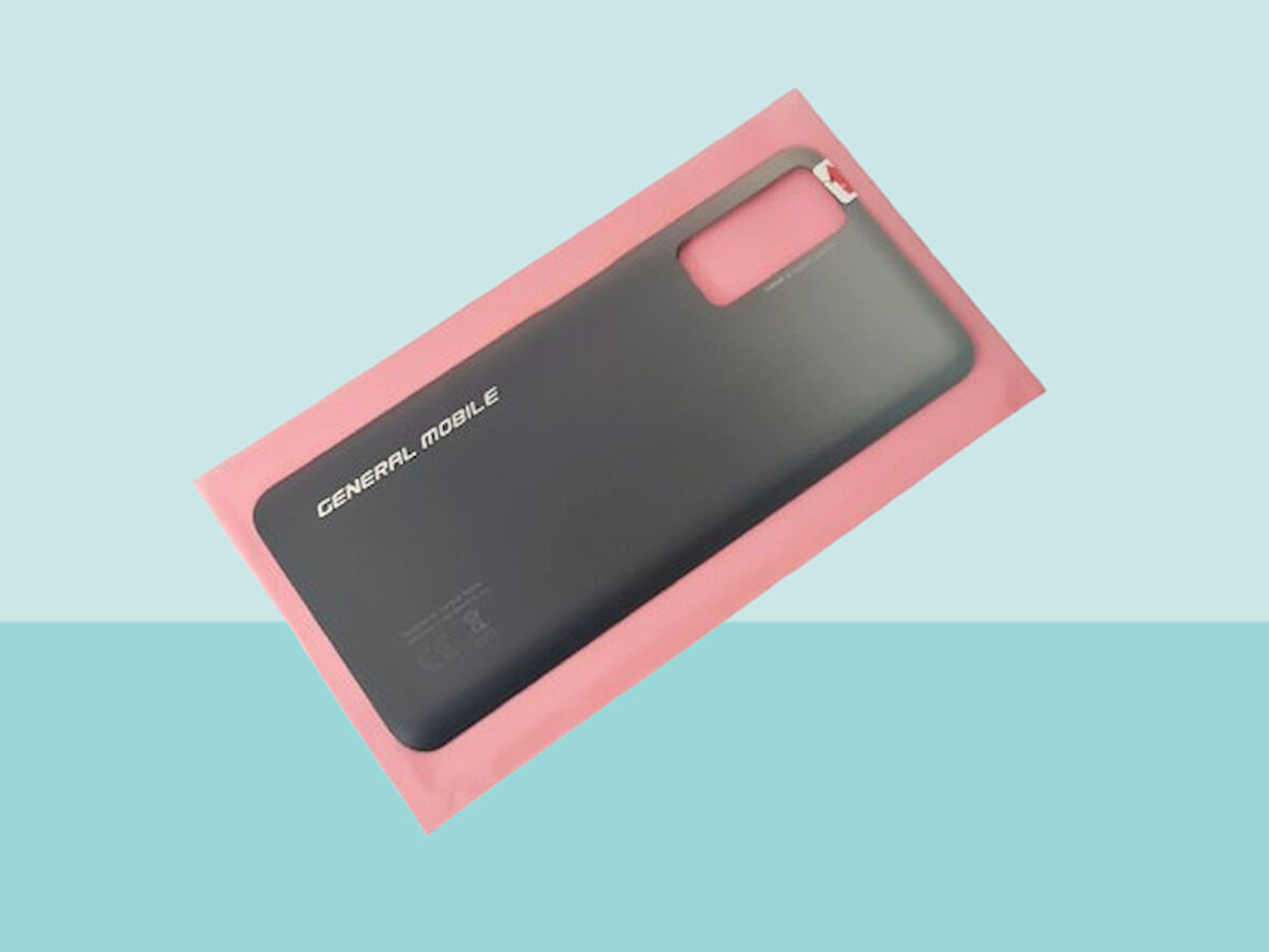 Tkgz - General Mobile GM 21 PLUS Arka Kapak Batarya Kapağı - SİYAH