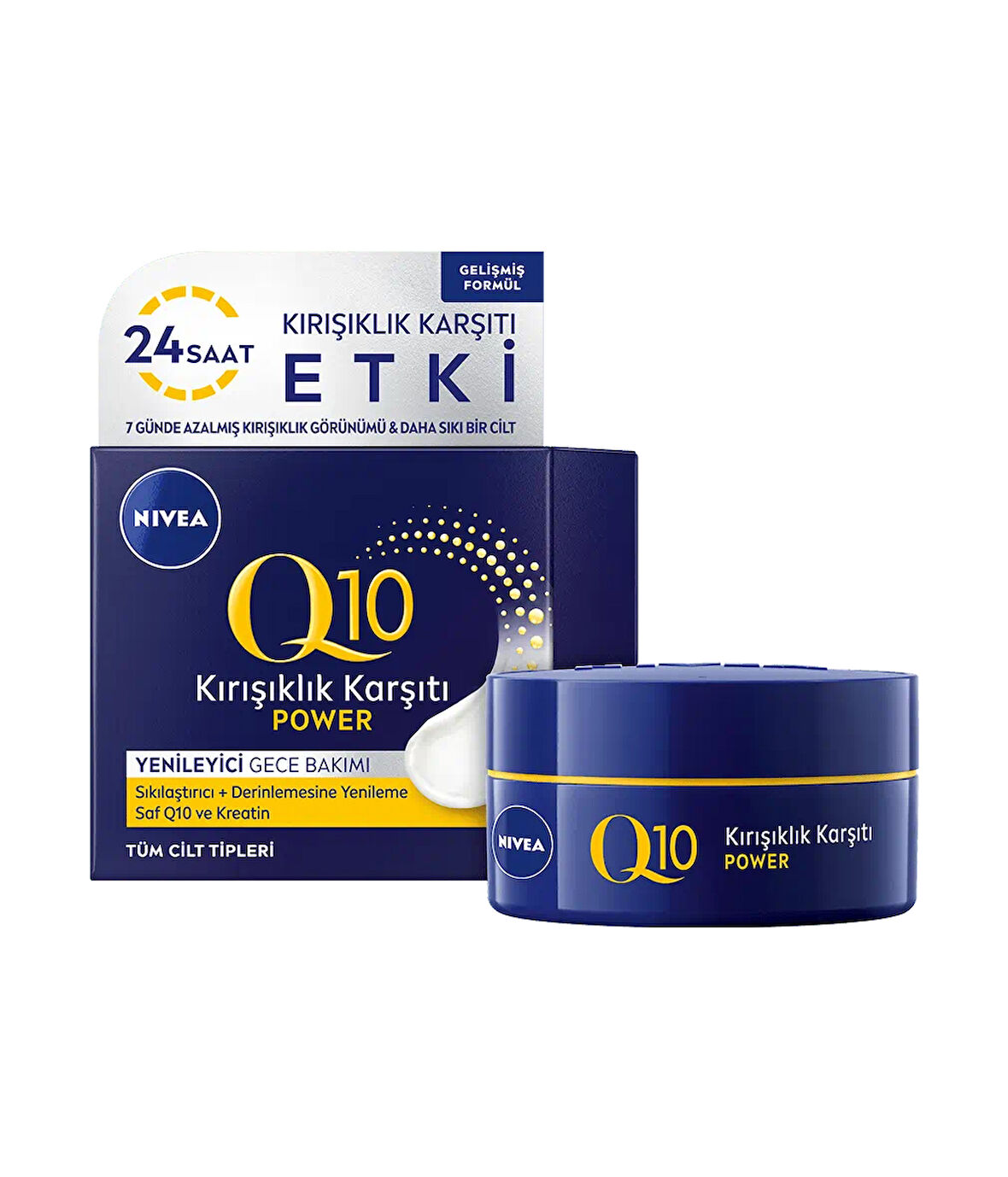 81289 NIVEA Q10 POWER KIRIŞIK KARŞITI GECE KREMİ